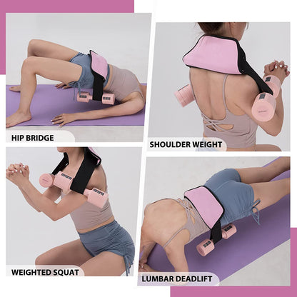 Hip Thrust Belt Glute Bridge Pad